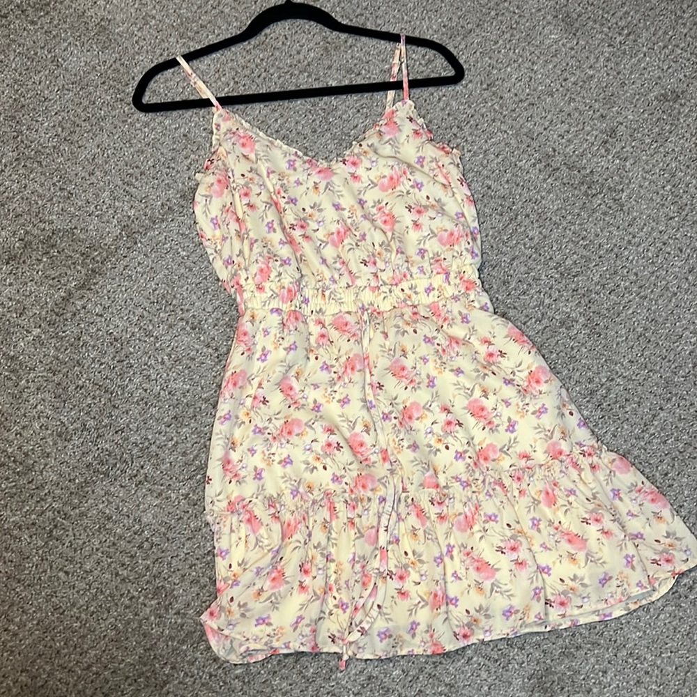 Yellow Floral Dress